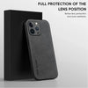 Luxury Leather iPhone Case Silicone Soft Shockproof Protection Cover