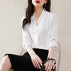 Chic Office Blouse Women Spring Layering Shirt Elegant Top