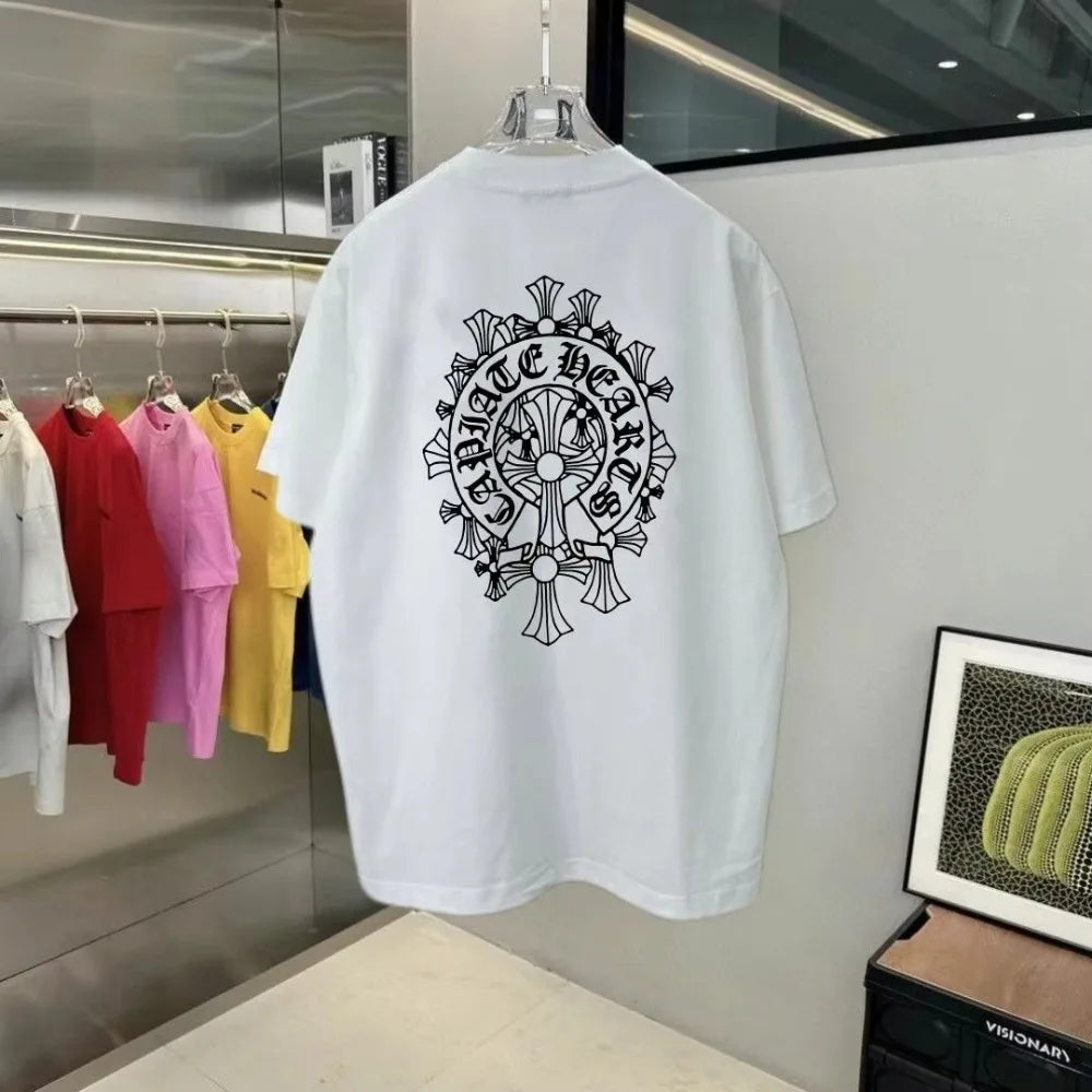 Harajuku Simple Style T-shirt High Quality Printed Pattern Street