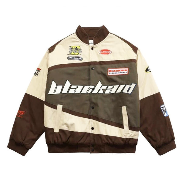 Clothing jacket American retroloose men baseball clothing street racing