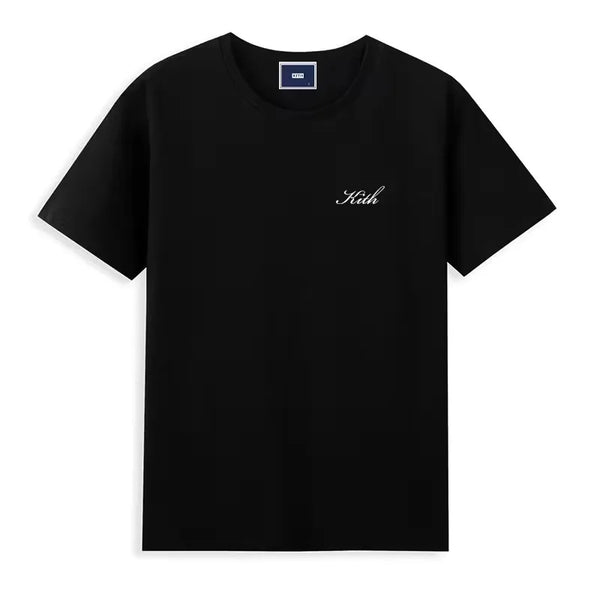 High-Quality Embroidery Logo T-Shirt Men Women Summer Loose Tops