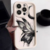 Art Oil Painting Butterfly Soft Case for IPhone