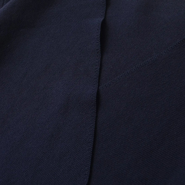 Women's Knit Blazer - Shoulder Pad Belted V-Neck Jacket