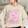 Funny Skeleton Hoodie Sarcastic ‘I Don’t Need Your Attitude’ Sweatshirt for Fall