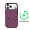 iPhone Magnetic Star Case Purple MagSafe Tough Double Layer Armor
