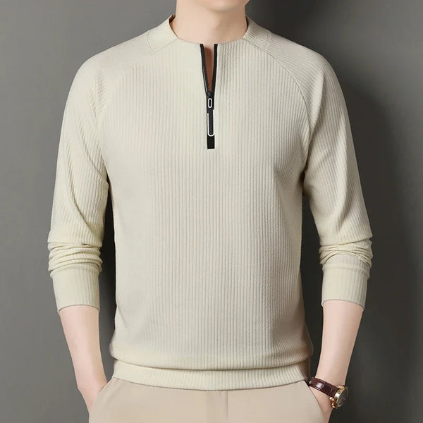 Autumn and Winter Men's Velvet Hoodie Long Sleeve Zipper