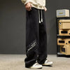 Mens Heavyweight Fleece Joggers Baggy Streetwear Winter Pants