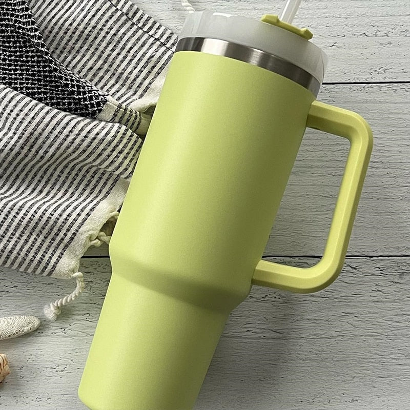 Stainless Steel Thermos Vacuum Cups with Handle Tumbler Termos Cup Coffee Mug