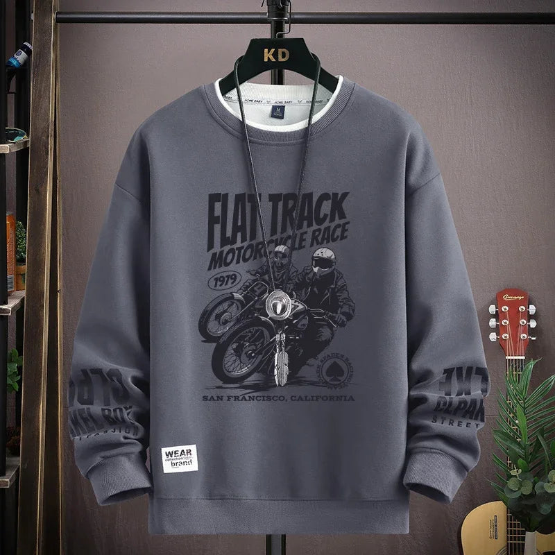 Autumn Men's Graphics Sweatshirt Hoodies Retro