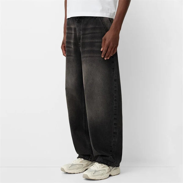 VintageFit Denim Pants with Classic Button Fly Closure Stylish Jeans