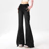 Womens Y2K Flare Jeans High Waist Wide Leg Retro Punk