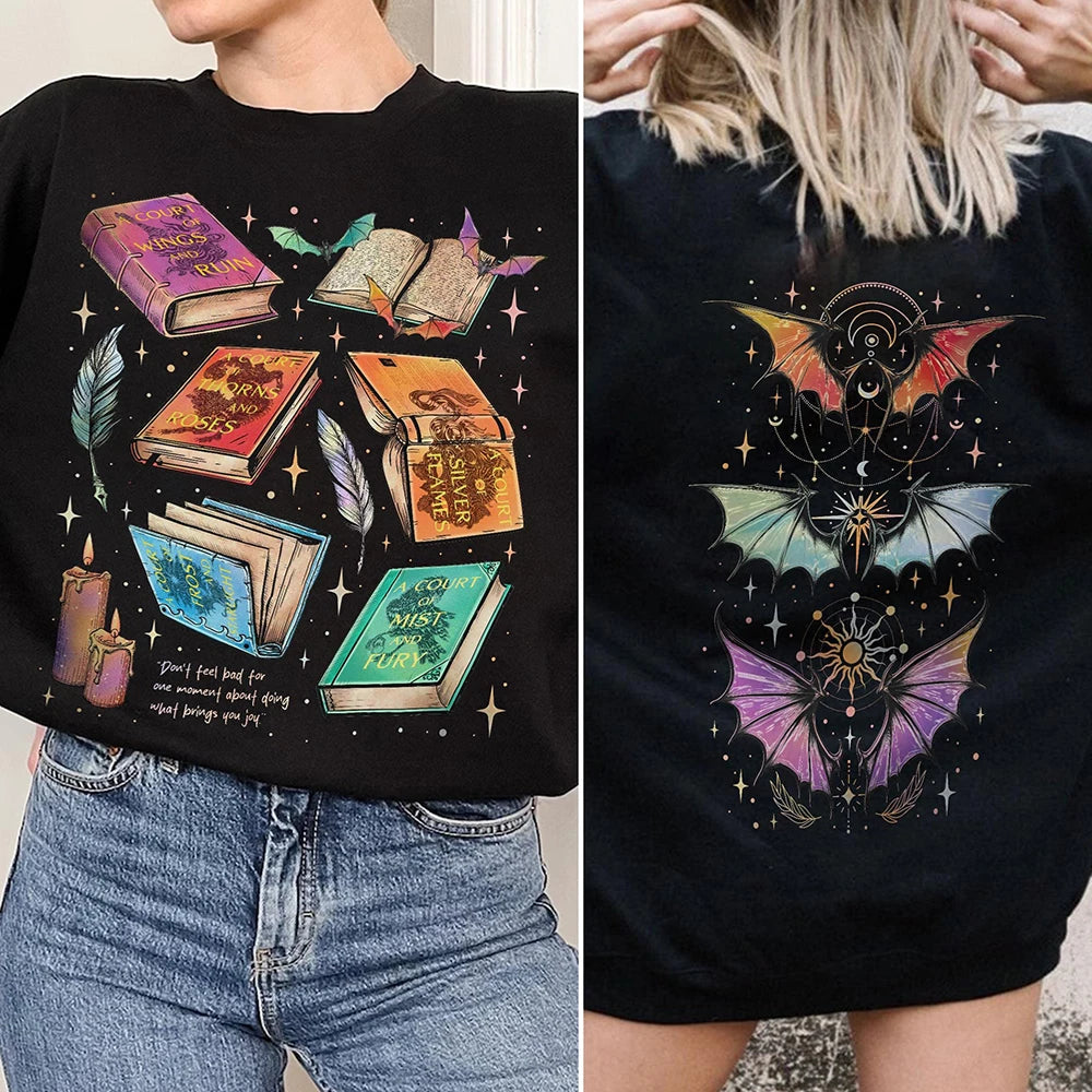 Women's ACOTAR Bat Boys Velaris Book Lover Sweatshirt