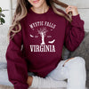 Mystic Falls Hoodie Vampire Diaries Damon Salvatore Crewneck Sweatshirt for Fans