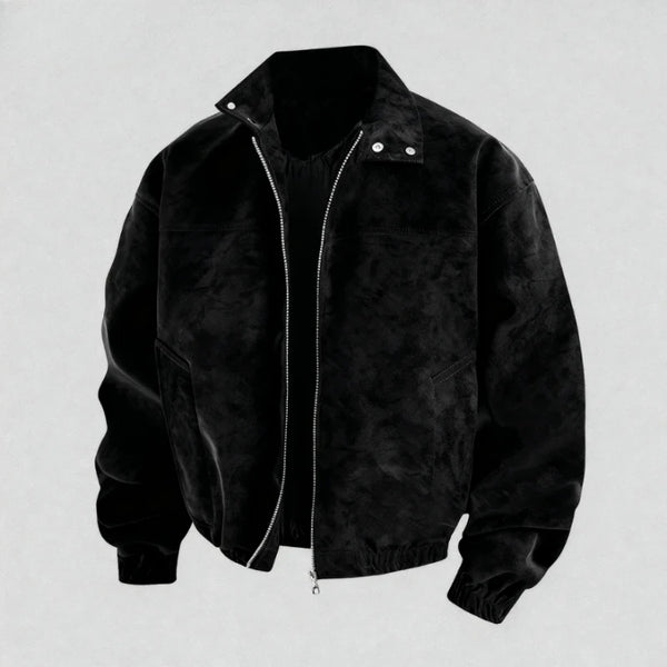 Mens Stand Collar Winter Jacket Relaxed Fit Casual Fall Coat