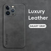 Luxury Leather iPhone Case Silicone Soft Shockproof Protection Cover