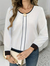 Womens Oversized Button Shirt Long Sleeve Casual Blouse Dressy Top