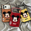 Disney Mickey Mouse Leather Phone Case For iPhone 3D Cute Cartoon Shockproof Hard Cover