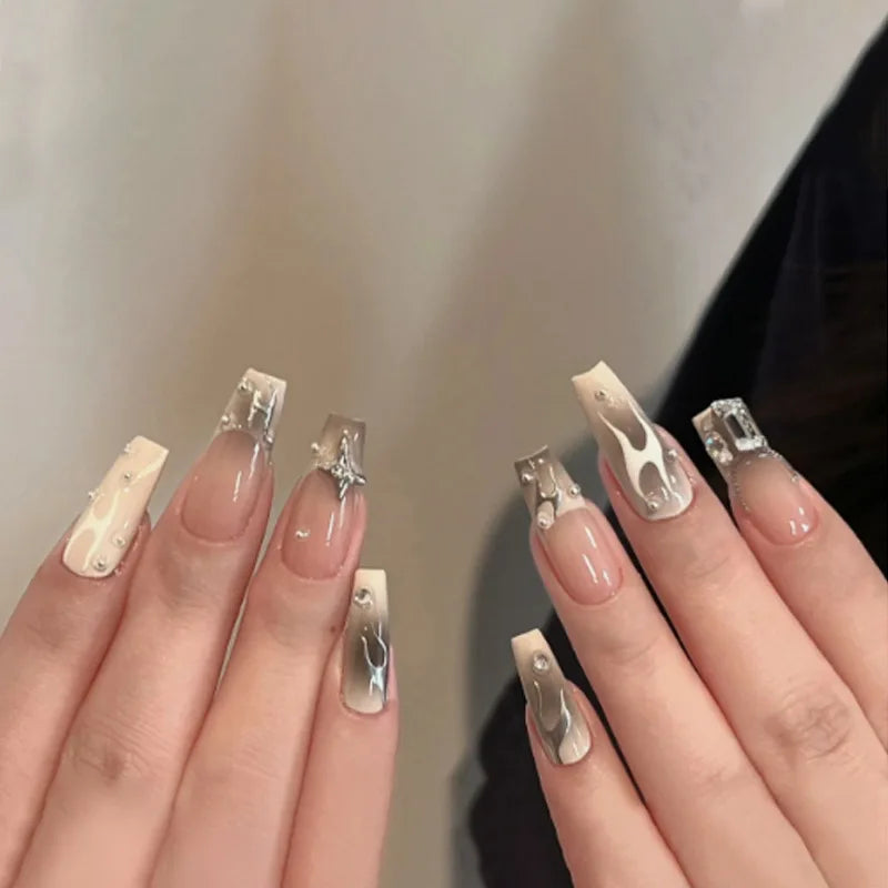 Chic Flame Nail Art