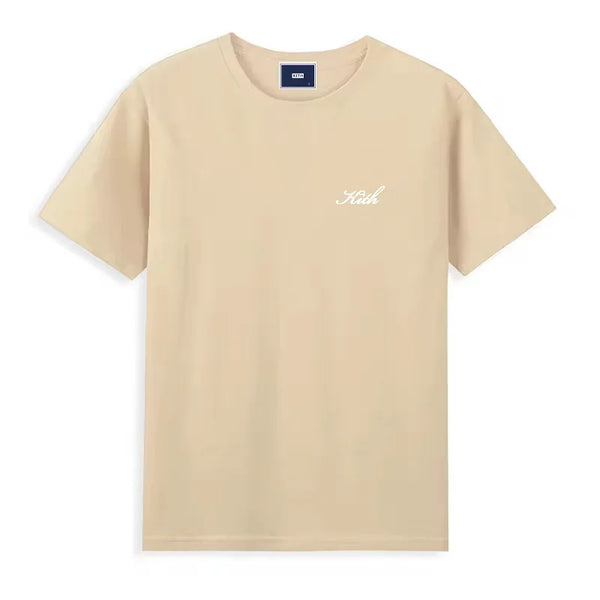 High-Quality Embroidery Logo T-Shirt Men Women Summer Loose Tops