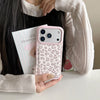 Fashion Sweet Pink Leopard Print Leather Shockproof Protective