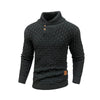 Men's Ribbed Knit Sweater - Crew Neck Pullover Winter Warm