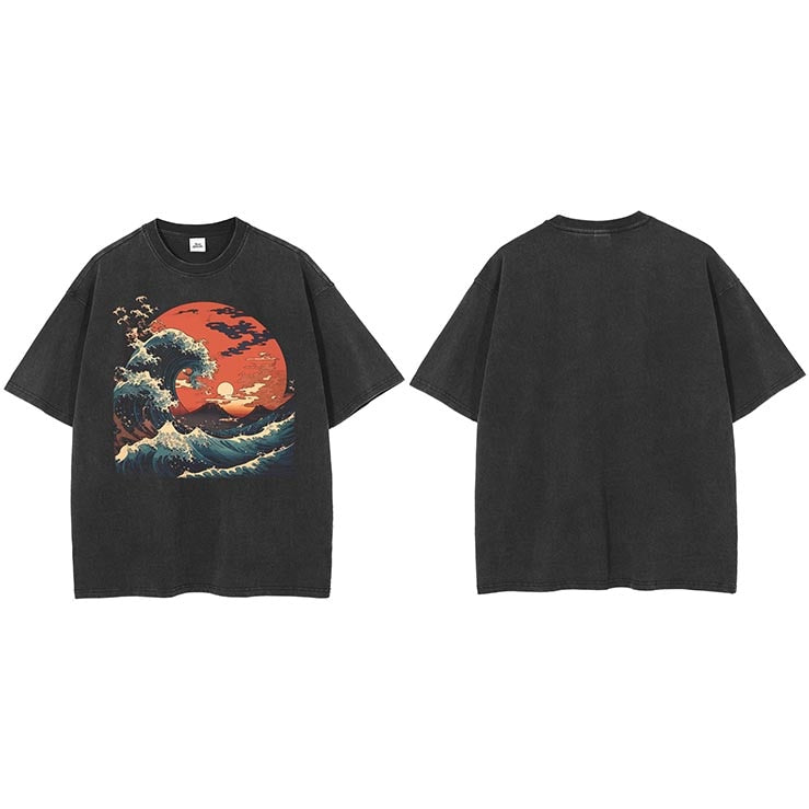 Level Up Your Fashion Game with Our Stylish Harajuku Streetwear Cotton T-Shirt