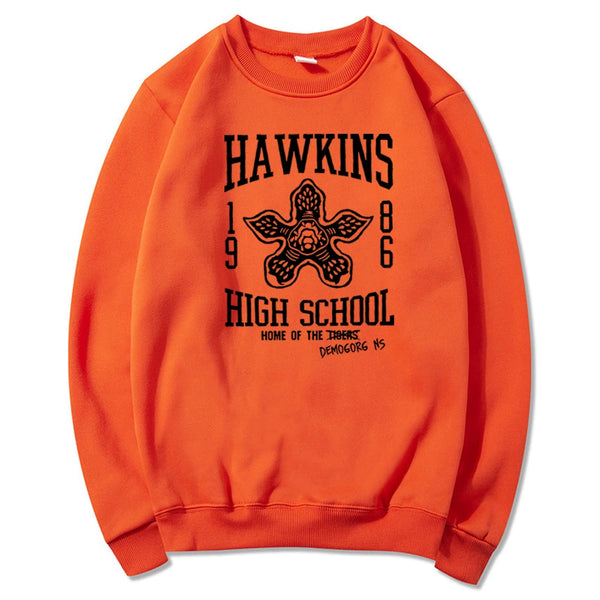 Eleven’s Hawkins School Demogorgon Sweatshirt Stranger Hoodie