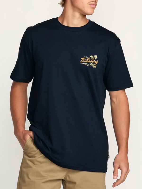 Mens Pure Cotton Tshirt White Logo Graphic Crew Neck Summer Tee