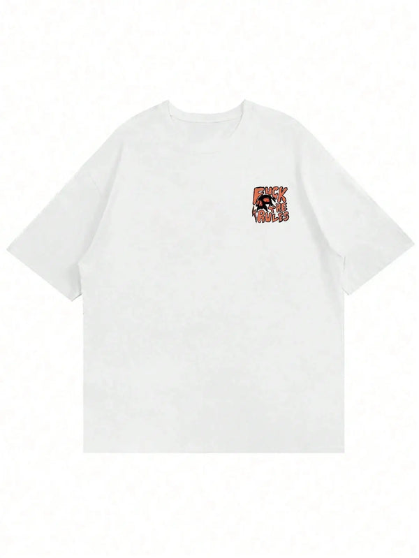 Stylisches Do Not Design Rules Herren T-Shirt: Grafische Muster für den Sommer