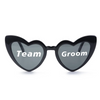 Personalised Text Wedding WhiteWedding Sunglasses Personalised Love Heart