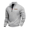 Men's Half Zip Fleece Sweatshirt - Stand Collar Pullover
