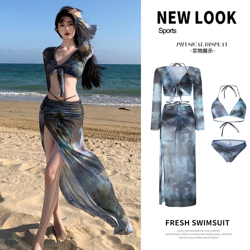 Stunning 2024 Tie-Dye Bikini Set: Elevate Your Beach Style