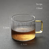 150ML Small Beautiful Heat-resistant Borosilicate Clear Espresso