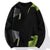 Mens Crew Neck Knit Sweater Korean Style Fall Winter Pullover
