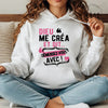 French Quote Hoodie Women Dieu Me Cest Mon Saint Sweatshirt