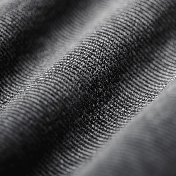 Maden Heavyweight Denim Jeans Washed Gray Straight Tapered Leg Fit