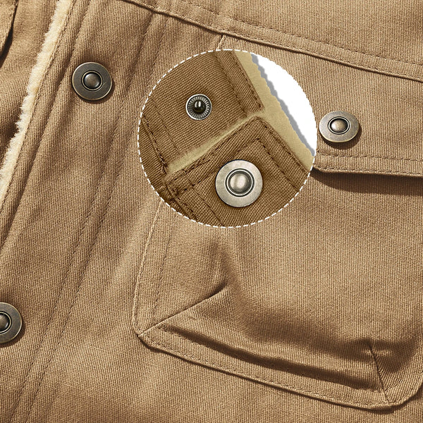 Men's Jackets Winter Warm Waterproof Fleece Lined