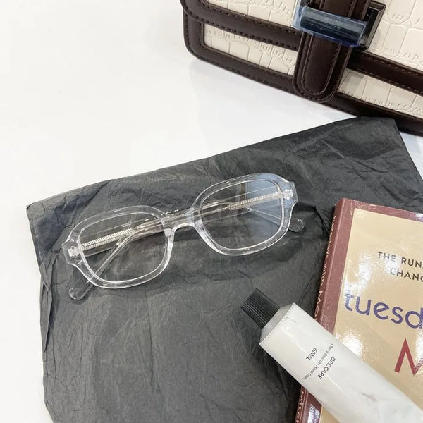 Vintage Square Eyeglasses Women