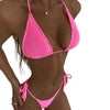 Bikini Solid Swimsuit Women Swimwear Push Up Set Bathing Suit Summer