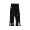 Graffiti Letter Print Men’s Sweatpants Loose Fit Fashion Slacks