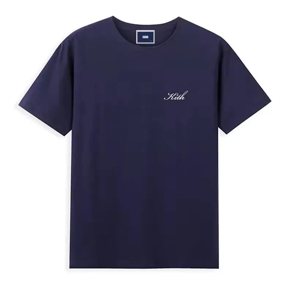 High-Quality Embroidery Logo T-Shirt Men Women Summer Loose Tops