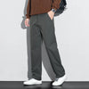 Mens Loose Wide Leg Pants Straight Casual Winter Plus Size Trousers