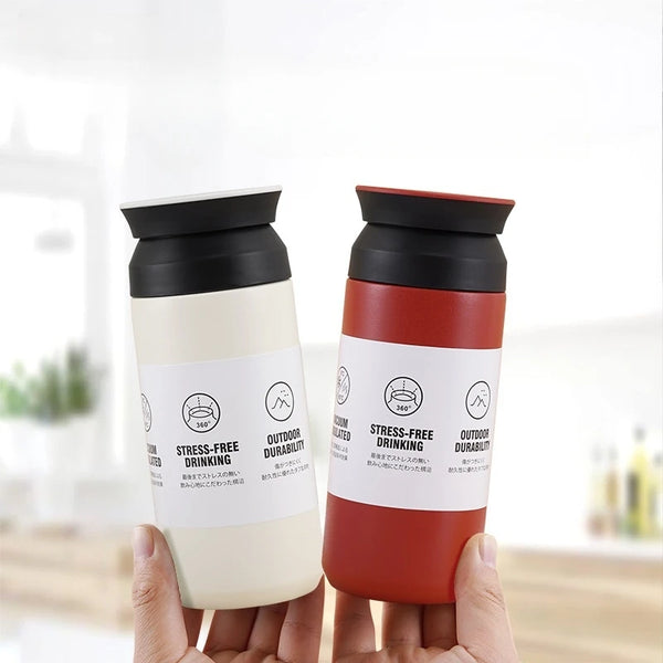 500ml Insulated Tumbler Stainless Steel Hot Cold Coffee Travel Cup
