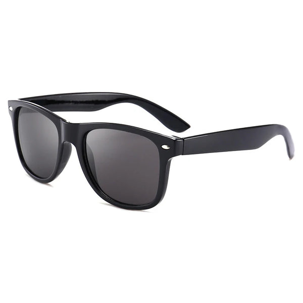 Retro Black Square Sun Glasses