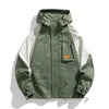 Mens Big and Tall Windbreaker Jacket Breathable Hiking Coat