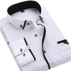 Men’s Floral Button Down Shirt – Slim Fit Long Sleeve Casual Dress Shirt