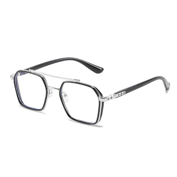 Men's Trendy Anti-Blue Light Glasses No Degree Goggles