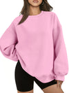 Women's Oversized Fleece Hoodie - Cotton Pullover Sweatshirt