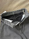 Womens Baggy Jeans Striped Y2K Velvet Lined Winter Korean Style