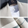 Mens Patchwork Cardigan Knit Sweater Korean Oversized Wool Coat